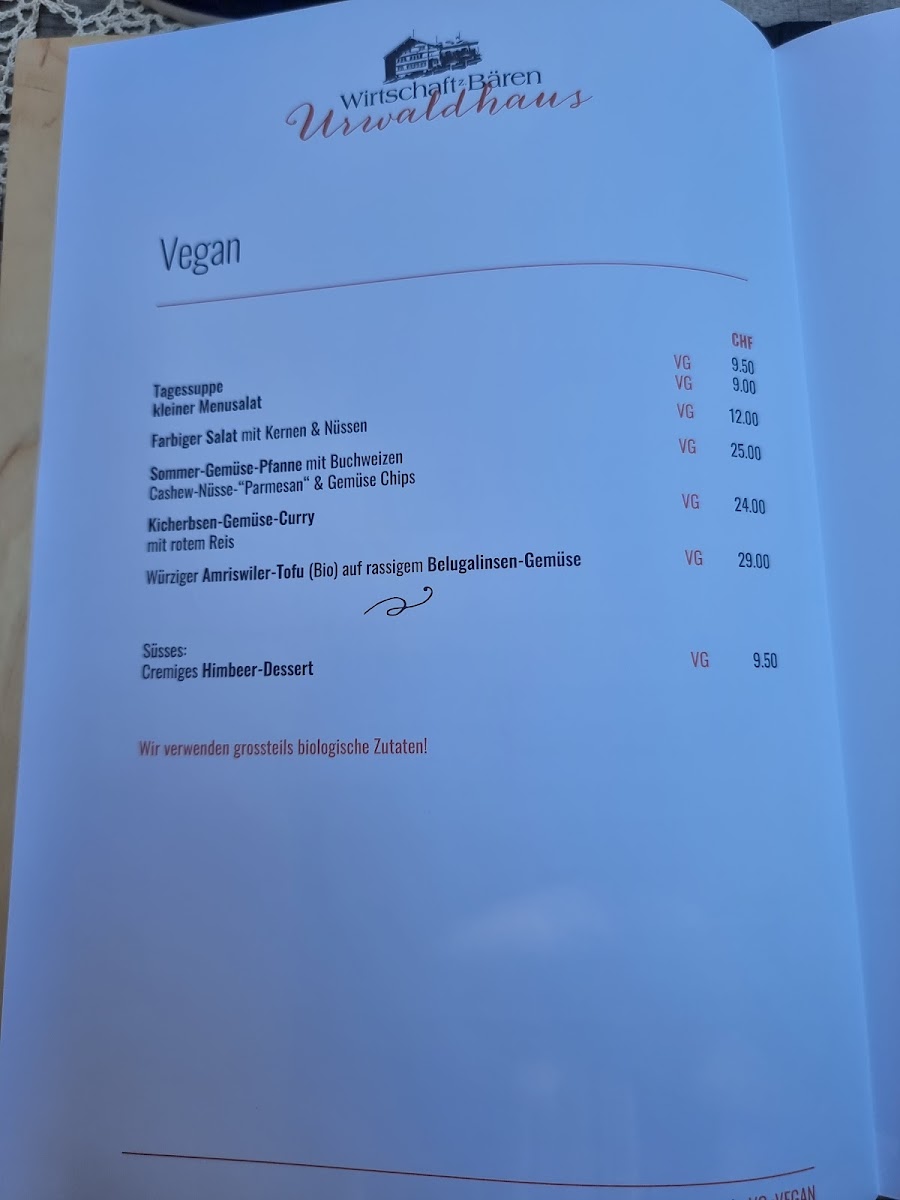 Menu Urwaldhaus – Wirtschaft Zum Bären-8